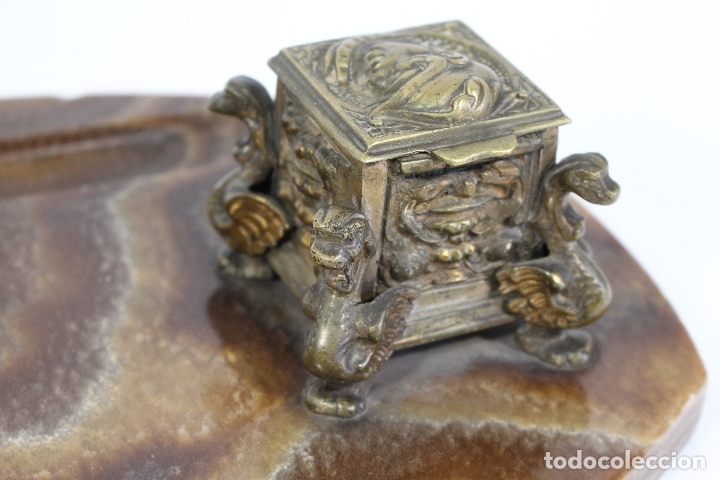 Escriban&iacute;a: escribania en marmol y bronce - Foto 3