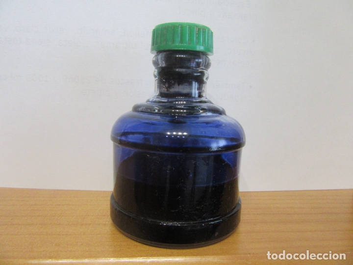 Escriban&iacute;a: TINTERO UNIPLAST CON TINTA AZUL - Foto 1