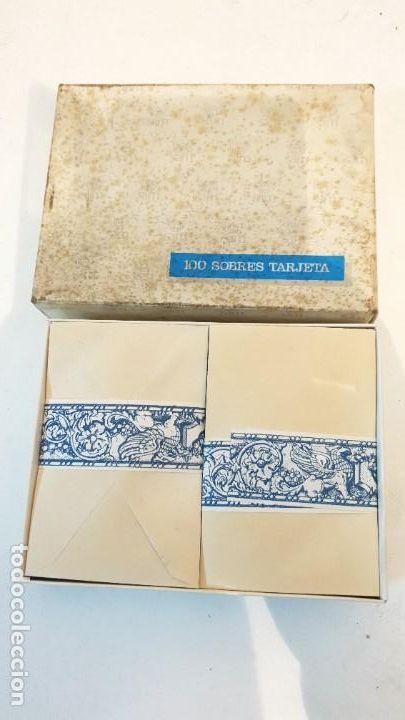 Escriban&iacute;a: LOTE 100 SOBRES TARJETA - Foto 1