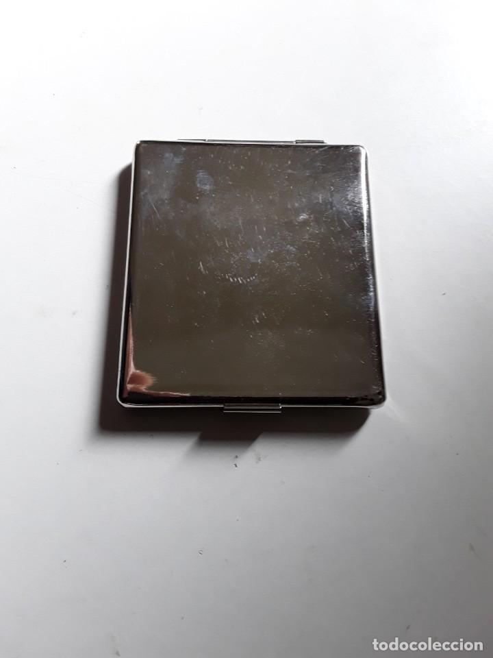 Escriban&iacute;a: Tarjetero de metal con ba&ntilde;o de plata - Foto 1