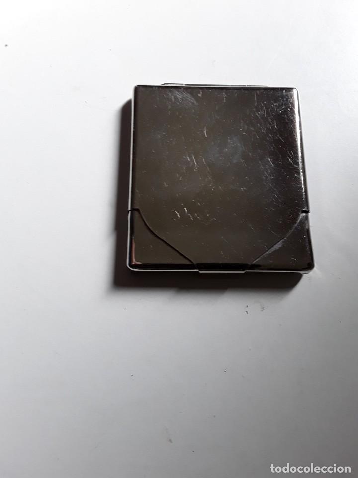 Escriban&iacute;a: Tarjetero de metal con ba&ntilde;o de plata - Foto 2