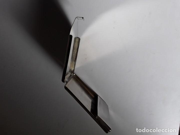 Escriban&iacute;a: Tarjetero de metal con ba&ntilde;o de plata - Foto 5