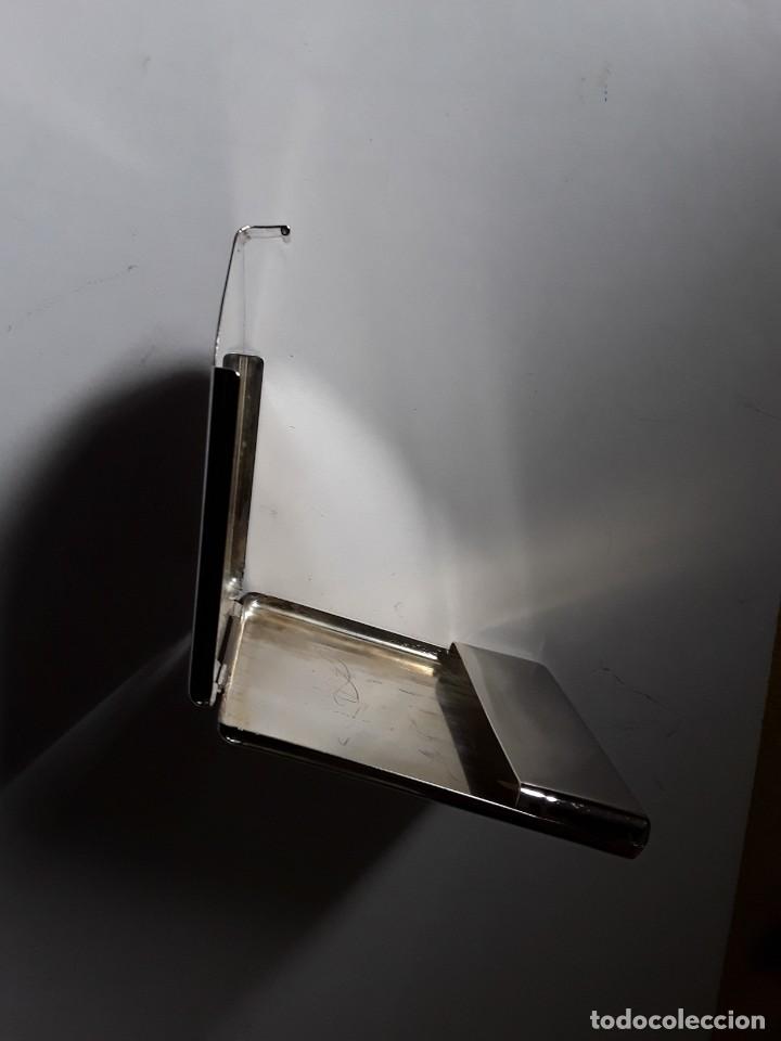 Escriban&iacute;a: Tarjetero de metal con ba&ntilde;o de plata - Foto 6
