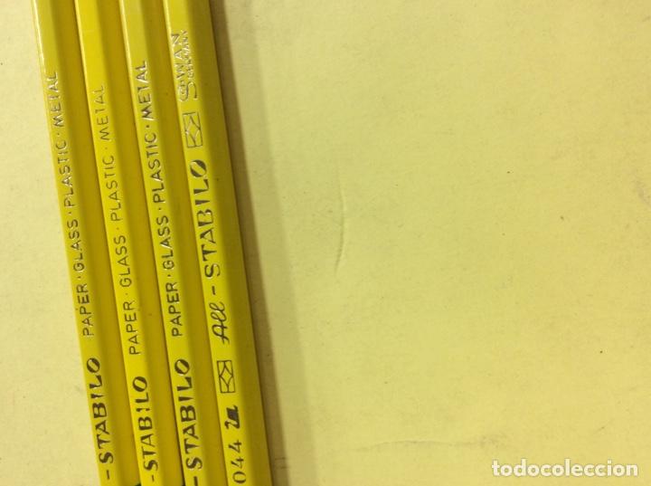 Escriban&iacute;a: 4 Lapicero Stabilo amarillo - Foto 3