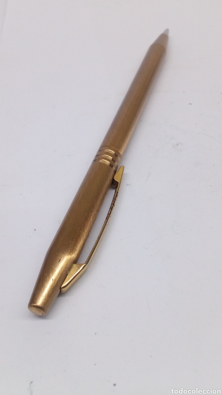 Escriban&iacute;a: Portaminas Bat lacado dorado - Foto 2