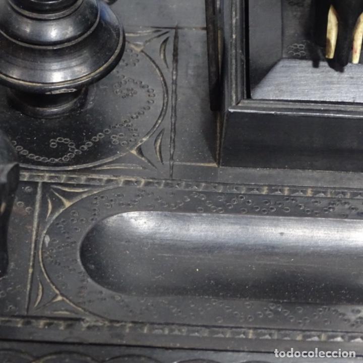 Escriban&iacute;a: Escriban&iacute;a en madera de &eacute;bano. - Foto 6