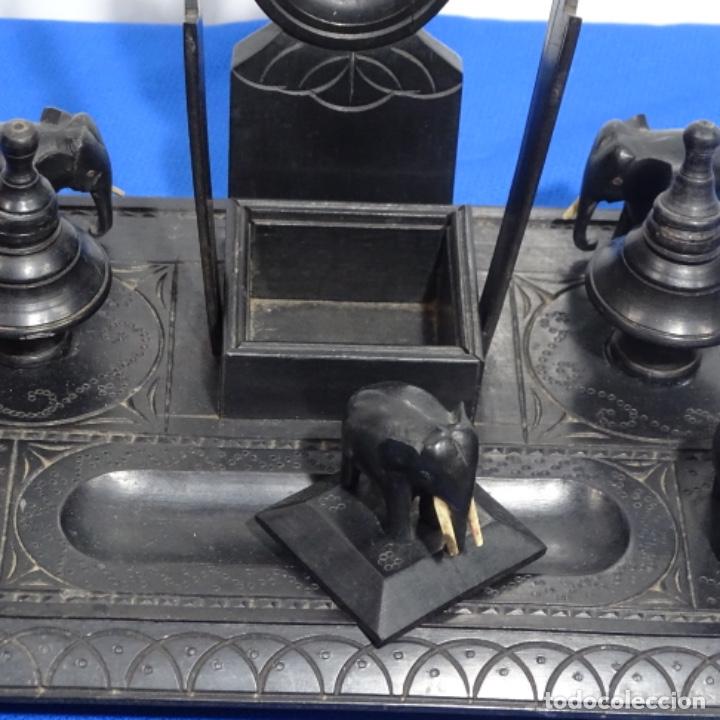 Escriban&iacute;a: Escriban&iacute;a en madera de &eacute;bano. - Foto 7