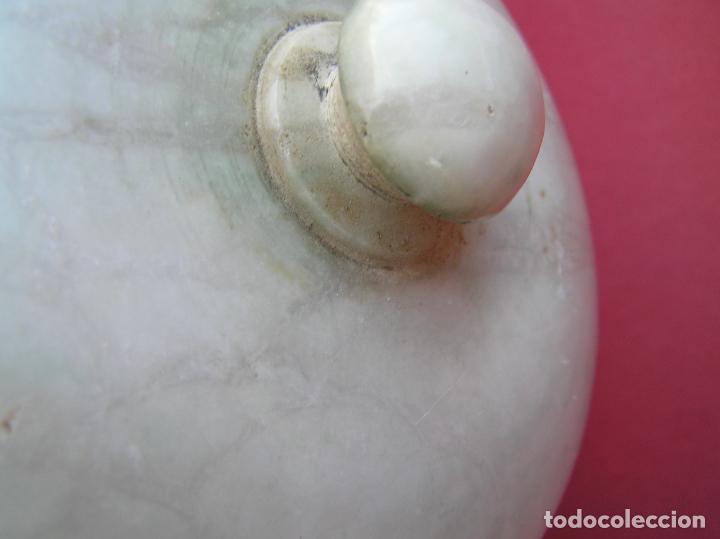 Escriban&iacute;a: Tintero de m&aacute;rmol, Finales siglo XIX. - Foto 7
