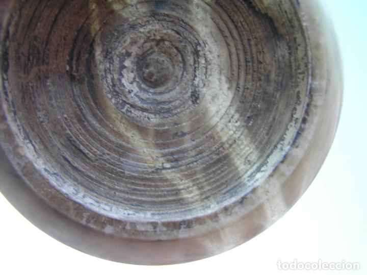 Escriban&iacute;a: Tintero de m&aacute;rmol, Finales siglo XIX. - Foto 17