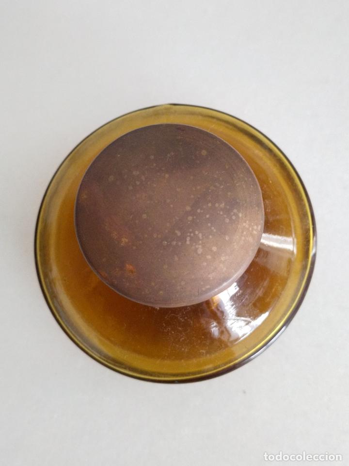 Escriban&iacute;a: Antiguo tintero de cristal soplado - Foto 2