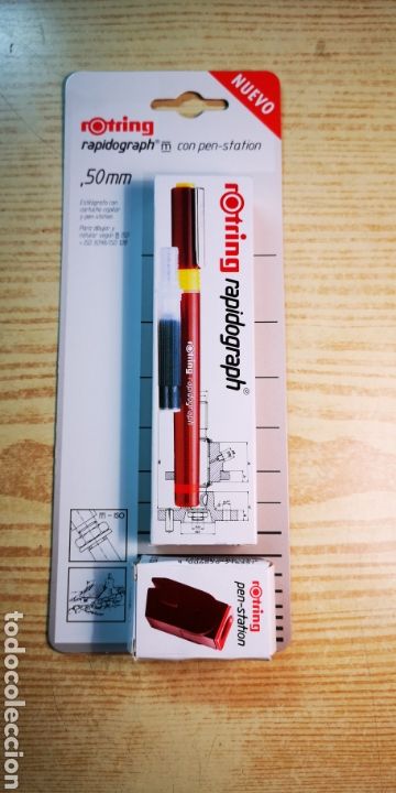 Escriban&iacute;a: Rotring rapidograph 0,5mm a estrenar - Foto 1