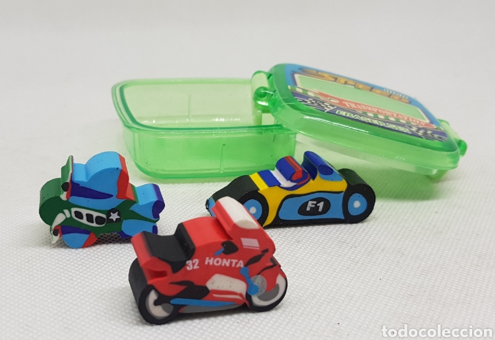 Escriban&iacute;a: Lote gomas de borrar - motor - car75 - Foto 1