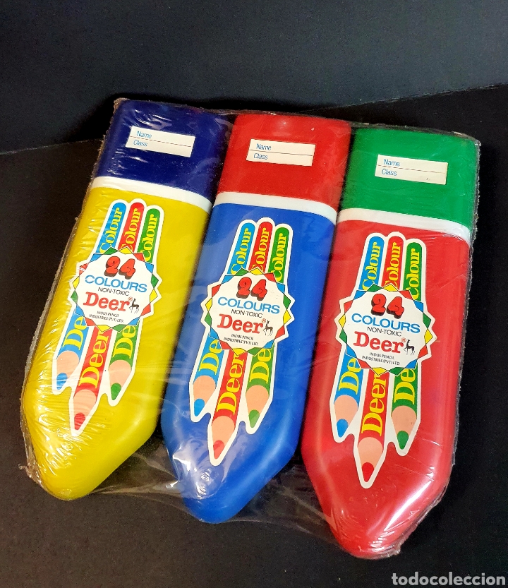 Escriban&iacute;a: ESTUCHE DE COLORES NUEVOS ORIGINAL DE LA &Eacute;POCA - Foto 1