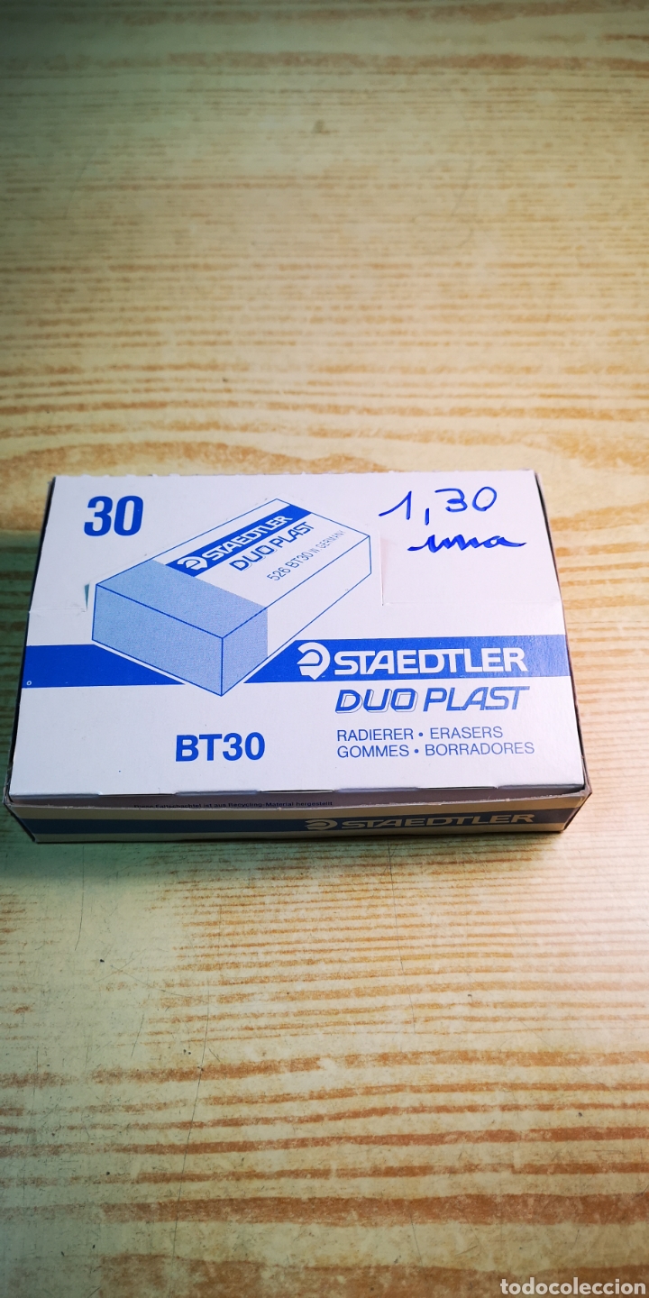 Escriban&iacute;a: Staedtler bt30 duo plast caja de 30 gomas - Foto 3