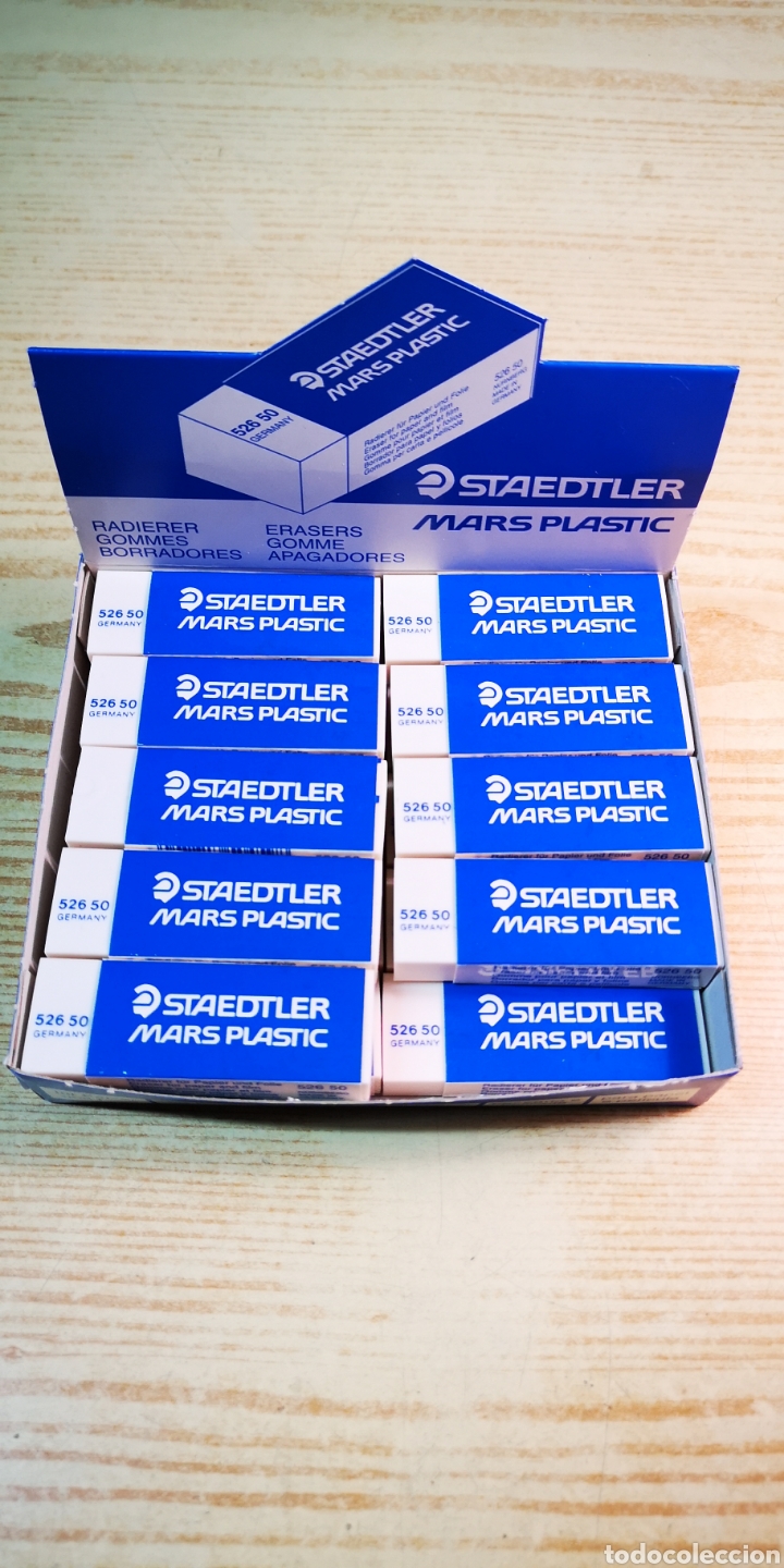 Escriban&iacute;a: Staedtler mars plastic caja de 19 gomas - Foto 1