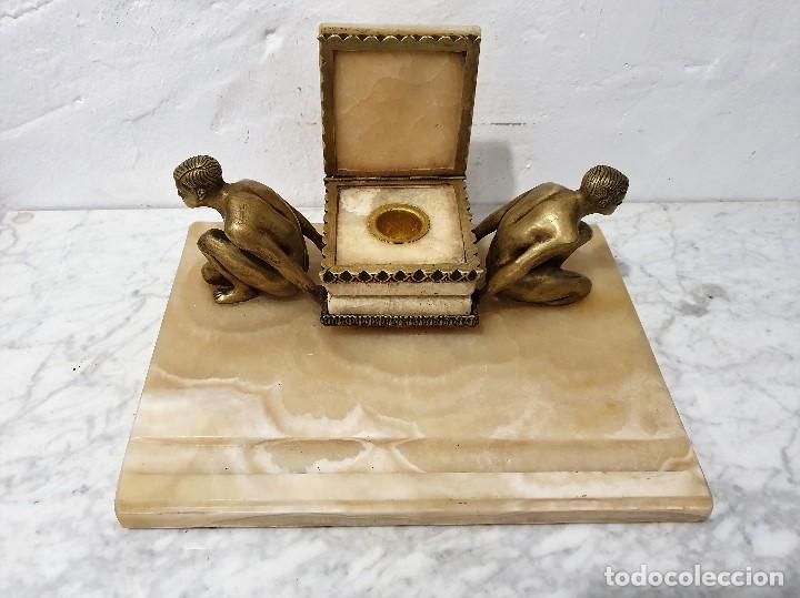 Escriban&iacute;a: ANTIGUA ESCRIBANIA DE BRONCE Y MARMOL - Foto 2