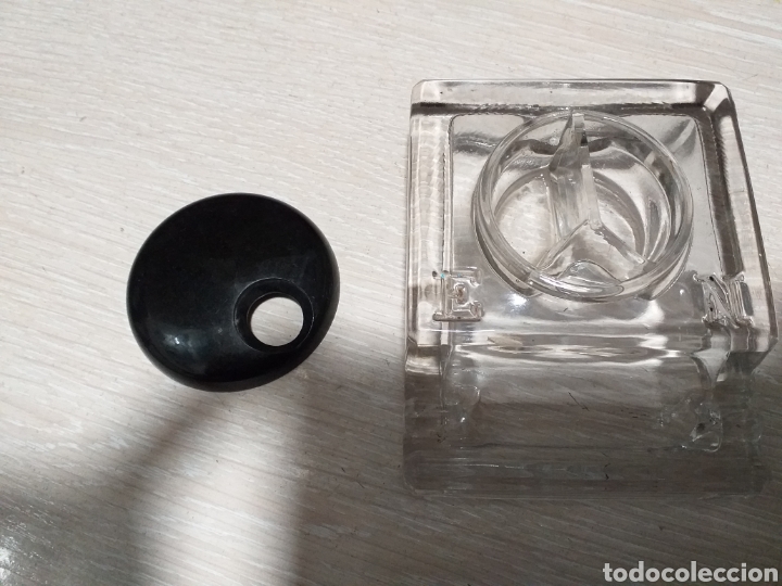Escriban&iacute;a: Tintero de cristal a&ntilde;os 50 - Foto 1