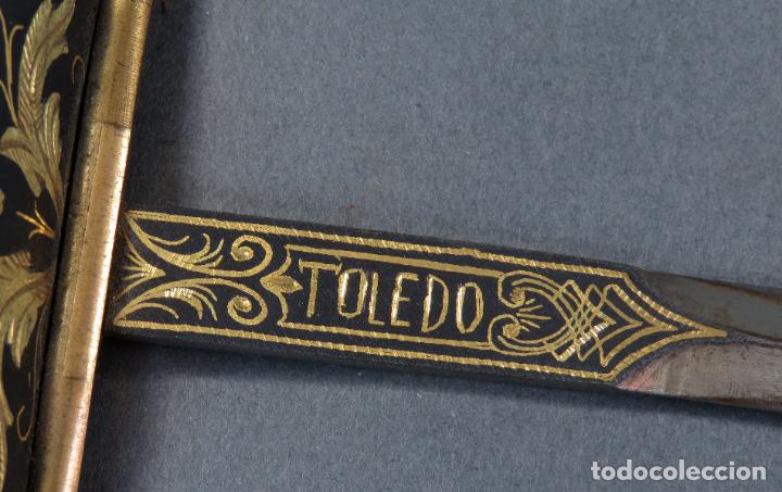 Ouvre-Lettre Ancien En Forme D'Épée - Marque TOLEDO Espagne - Acier Inoxydable - Vintage