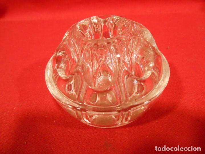 Escriban&iacute;a: ANTIGUO PORTAPLUMAS  DE CRISTAL MACIZO - Foto 1