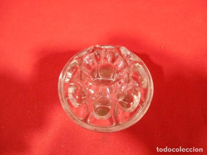 Escriban&iacute;a: ANTIGUO PORTAPLUMAS  DE CRISTAL MACIZO - Foto 2