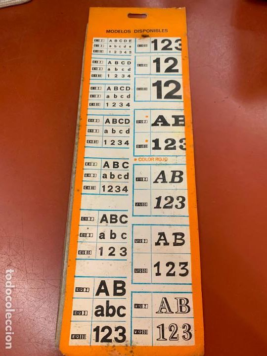 Escriban&iacute;a: Numeros transferibles SCRIPTA R41 Mod.E3 80, los numeros miden unos 2mm de altura - Foto 2