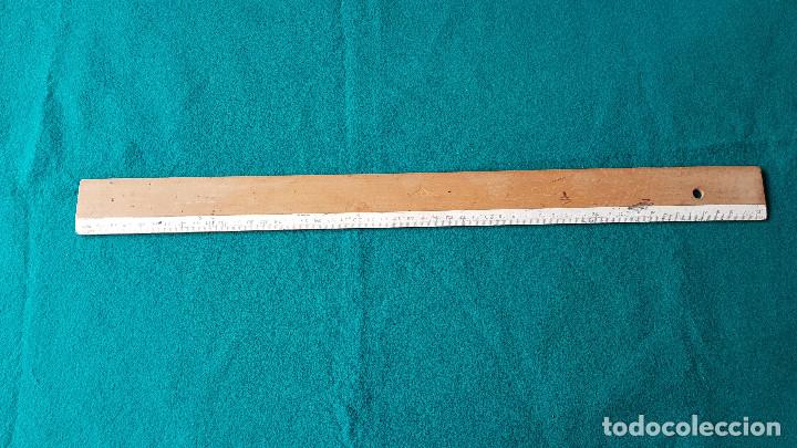 Escriban&iacute;a: REGLA DE MADERA 50 CMS. (A&Ntilde;OS 70) - Foto 2