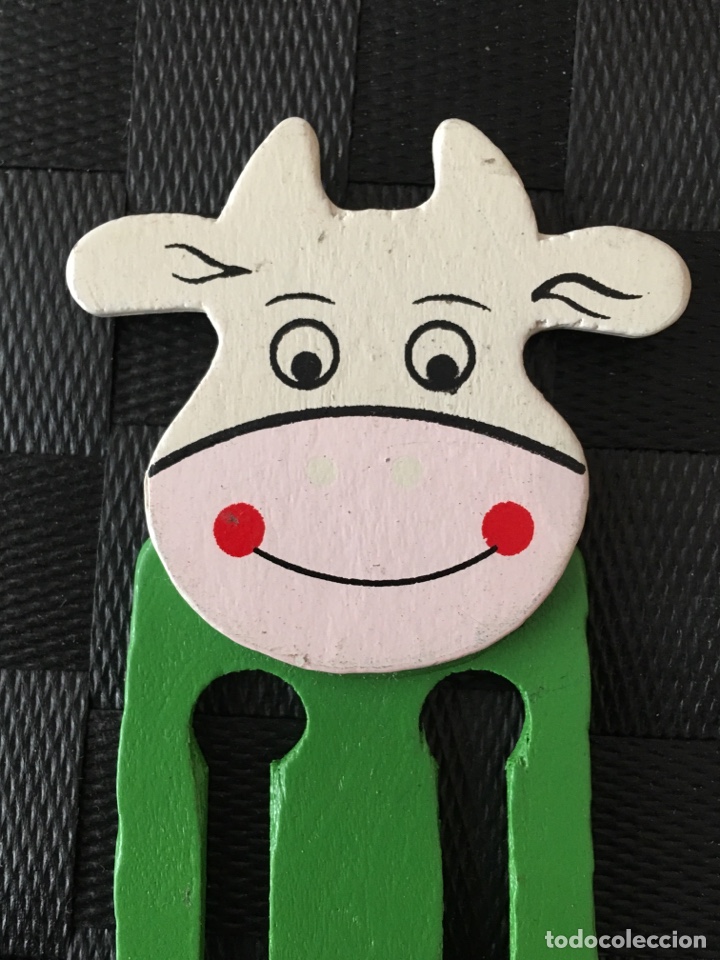 Escriban&iacute;a: MARCAPAGINAS PUNTO DE LIBRO MADERA VACA - Foto 2