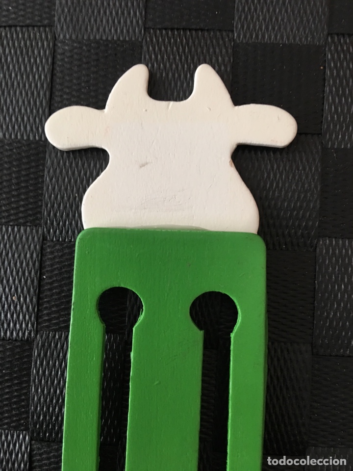 Escriban&iacute;a: MARCAPAGINAS PUNTO DE LIBRO MADERA VACA - Foto 4