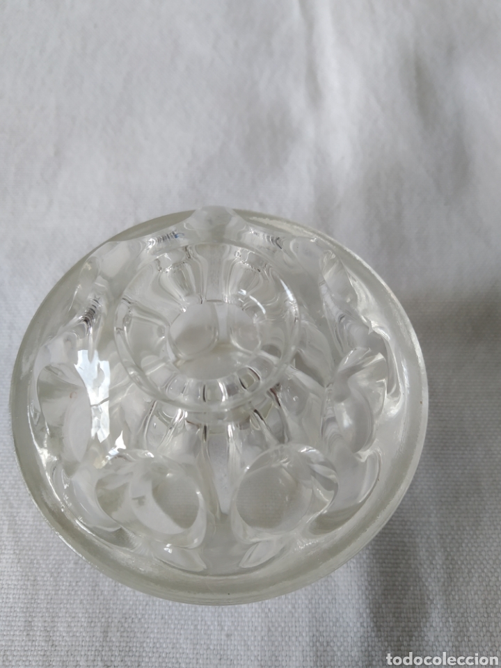 Escriban&iacute;a: ANTIGUO VIOLETERO\PORTAPLUMAS DE CRISTAL - Foto 2