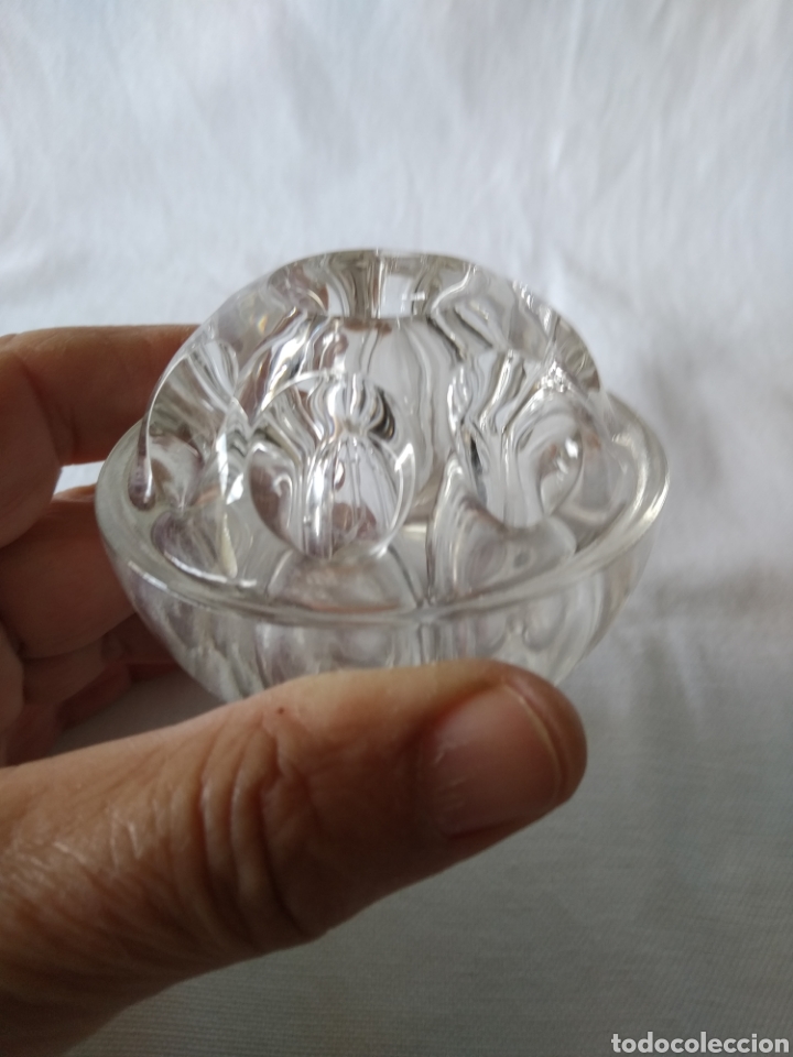 Escriban&iacute;a: ANTIGUO VIOLETERO\PORTAPLUMAS DE CRISTAL - Foto 3