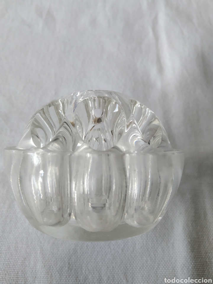 Escriban&iacute;a: ANTIGUO VIOLETERO\PORTAPLUMAS DE CRISTAL - Foto 5