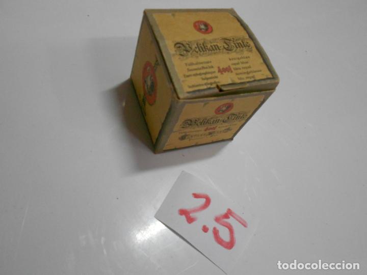 Escriban&iacute;a: ANTIGUA CAJA Y TINTERO PELIKAN - Foto 3