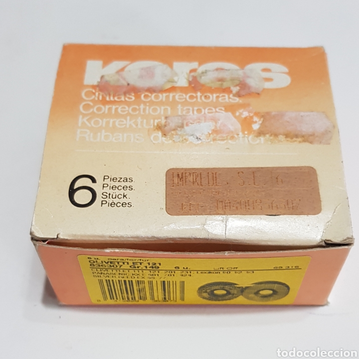 Escriban&iacute;a: Kores - caja 6 cintas correctoras - car175 - Foto 1