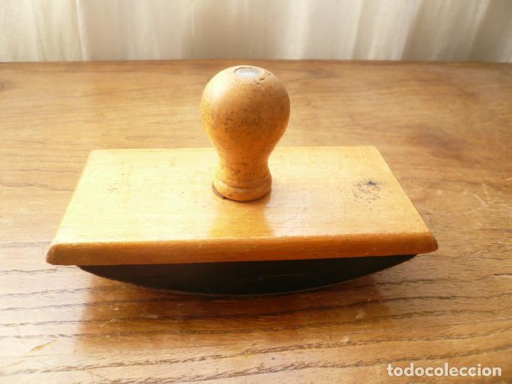 Escriban&iacute;a: ANTIGUO SECANTE DE MADERA. FRANCIA - Foto 1