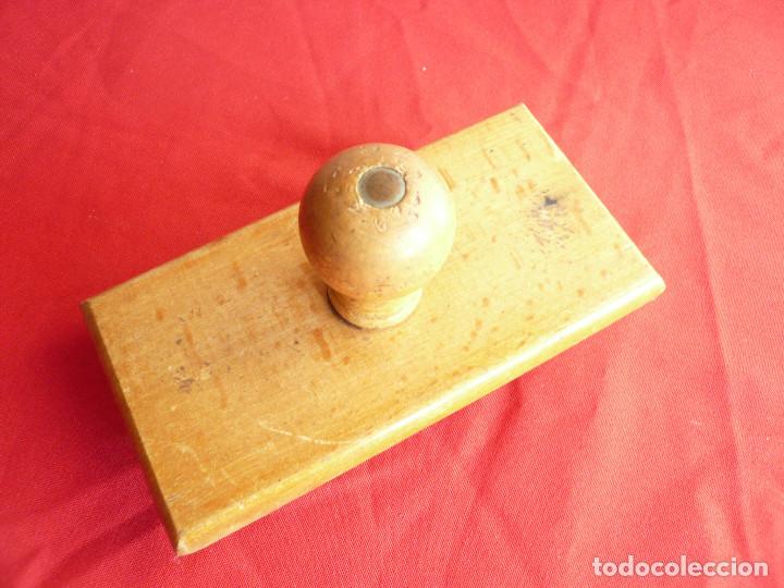 Escriban&iacute;a: ANTIGUO SECANTE DE MADERA. FRANCIA - Foto 11