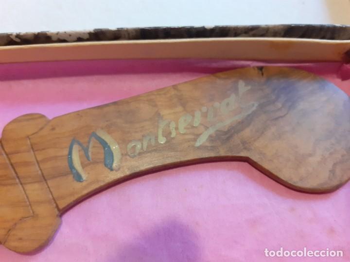 Escriban&iacute;a: Abrecartas madera recuerdo Montserrat - Foto 2