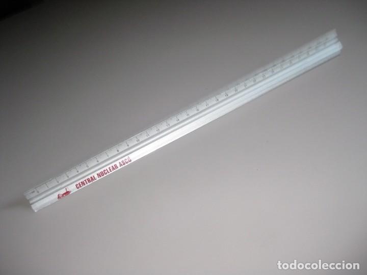 Escriban&iacute;a: ESCALIMETRO DE ALUMINIO  * PUBLIDAD CENTRAL NUCLEAR DE ASCO * - Foto 1