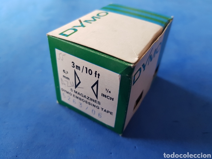 Escriban&iacute;a: Dymo caja completa de 5 recambios color azul - Foto 2