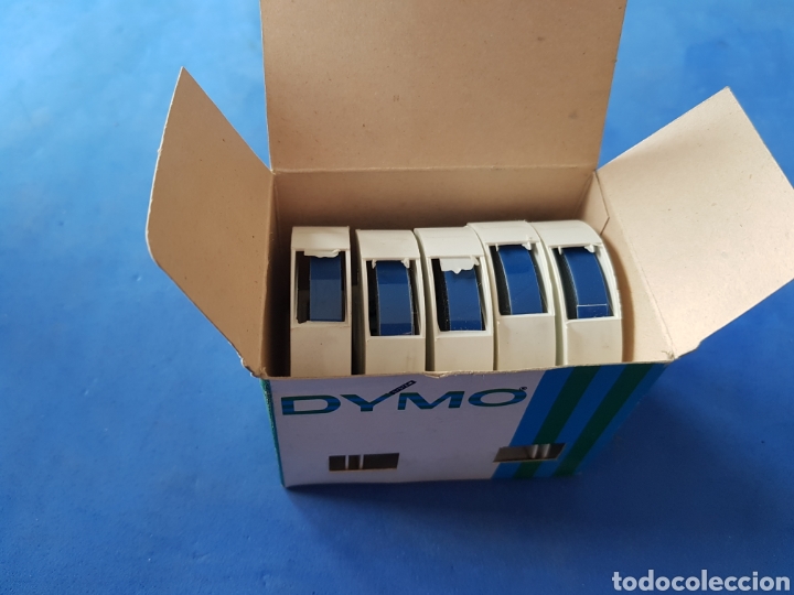 Escriban&iacute;a: Dymo caja completa de 5 recambios color azul - Foto 3