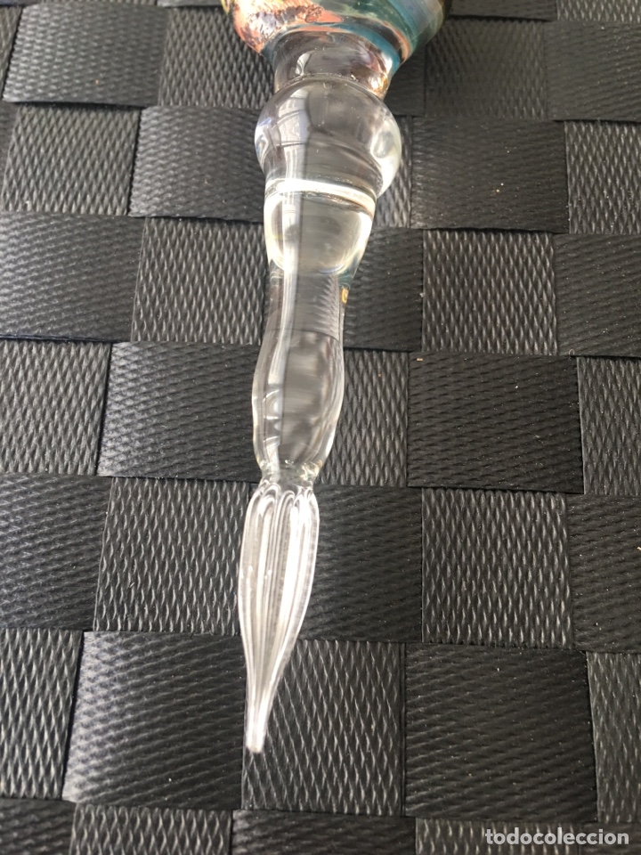 Escriban&iacute;a: PLUMA CRISTAL MURANO - Foto 2