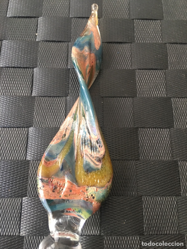 Escriban&iacute;a: PLUMA CRISTAL MURANO - Foto 4