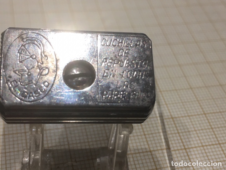 Escriban&iacute;a: Sacapuntas con fundas El Casco metal - Foto 5