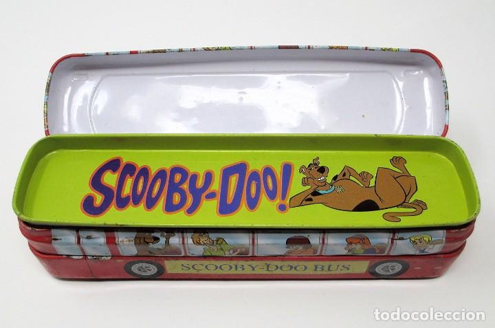 Escriban&iacute;a: Plumier met&aacute;lico de Scooby Doo en forma de autob&uacute;s. - Foto 6