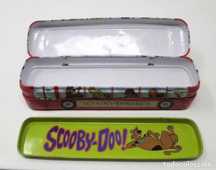 Escriban&iacute;a: Plumier met&aacute;lico de Scooby Doo en forma de autob&uacute;s. - Foto 7