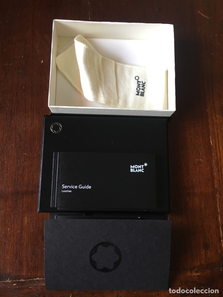 Escriban&iacute;a: Caja de Montblanc con bolsa y papeles - Foto 2