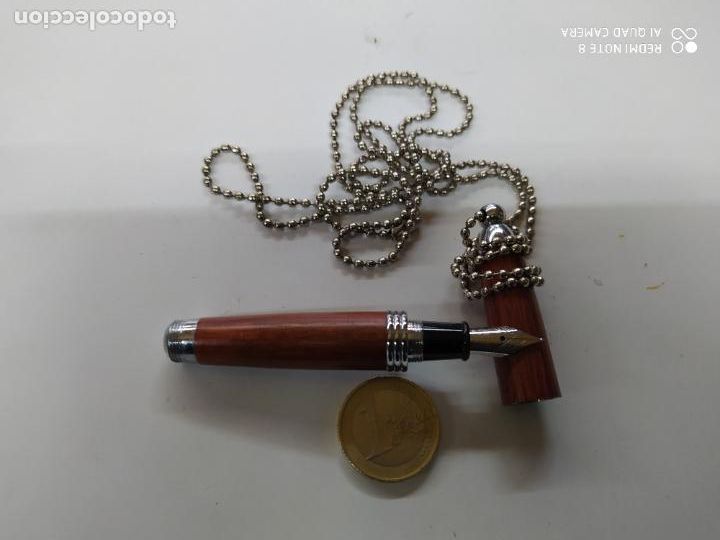 Escriban&iacute;a: ANTIGUA PLUMA PARA COLGAR MADE IN GERMANY - Foto 2
