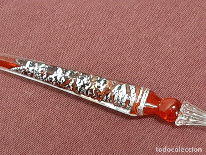Escriban&iacute;a: PLUMA...PLUMIN...PLUMILLA CRISTAL MURANO... - Foto 8
