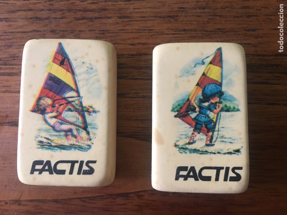 Escriban&iacute;a: LOTE DE DOS GOMAS DE BORRAR FACTIS WINDSURF - Foto 1