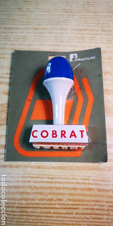 Escriban&iacute;a: Tampon sello cobrat a estrenar - Foto 1
