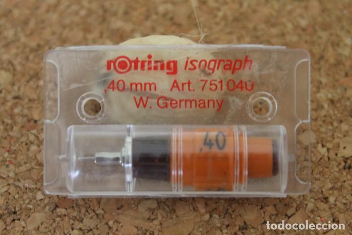 Escriban&iacute;a: PUNTERA ROTRING ISOGRAPH 0,4MM GERMANY - Foto 1